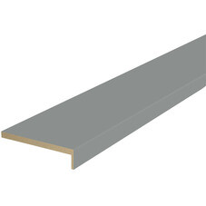 Наличник телескопический Style 1 70х8х2200 мм ПЭТ серый агат прямой (1 шт.)