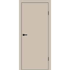 Изображение товара Дверь межкомнатная Байс 600х2000 мм ПЭТ кварцит глухая