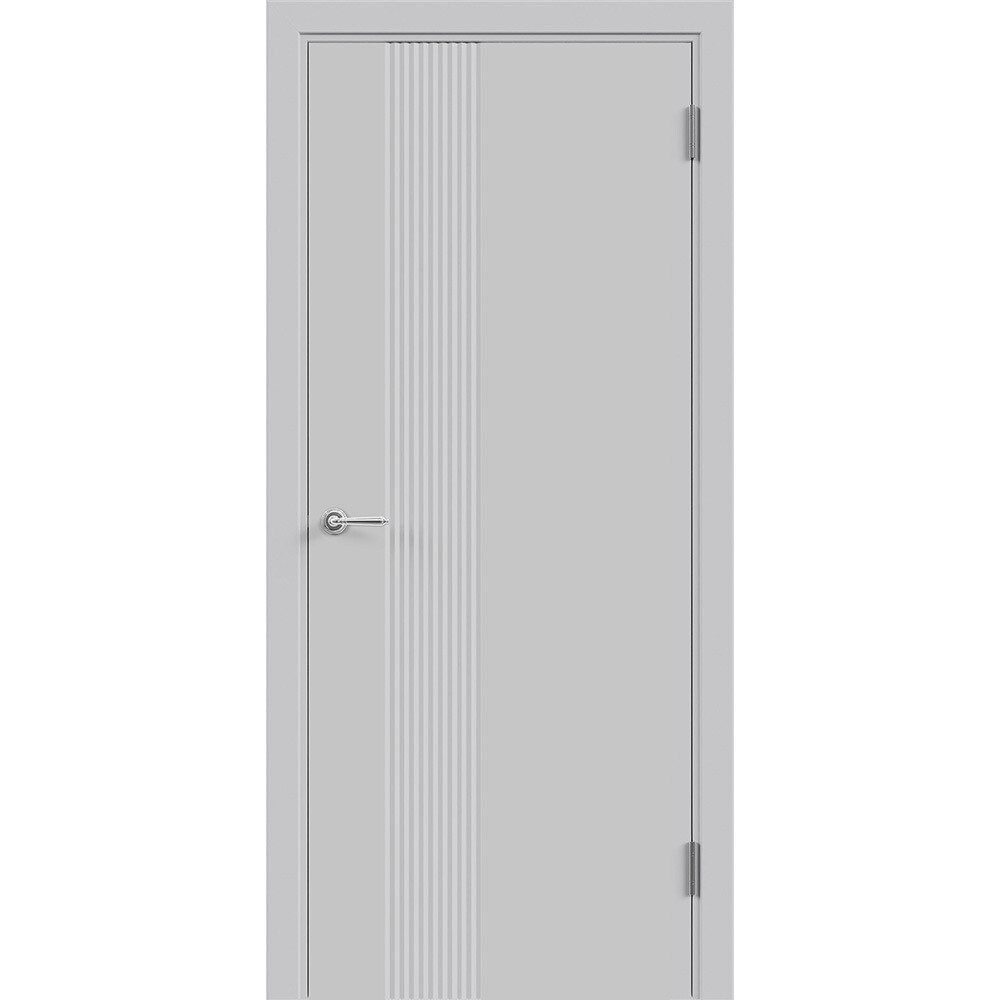 Изображение товара Межкомнатная дверь VellDoris Scandi 3D 1 600х2000 мм светло-серая глухая