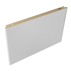 Изображение товара Доборная планка телескопическая Scandi 3D 1 150х10х2150 мм эмаль светло-серая (1 шт.)