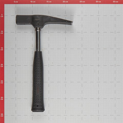 Молоток каменщика Hesler 600 г металлическая ручка (6817020/44526/BH04-600) - фото 5