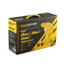 Дрель-шуруповерт аккумуляторная бесщеточная Hanskonner Platinum HCD1645BLC 14,4 В 2 Ач Li-Ion 2 АКБ и ЗУ - фото 3