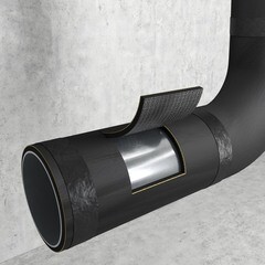 Мембрана звукоизоляционная Звукоизол Флекс СМК 12х1000х2500 мм 2,5 кв.м самоклеящаяся - фото 3