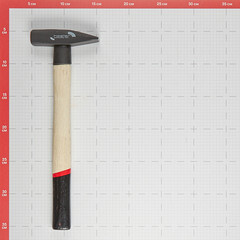 Молоток слесарный Hesler 300 г деревянная ручка (MH01-300/IS12-4033/202056) - фото 3