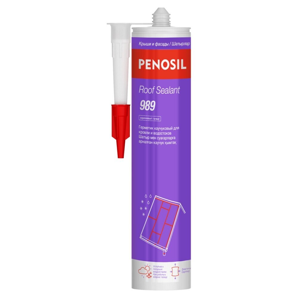 

Герметик кровельный каучуковый Penosil Roof Sealant коричневый 280 мл