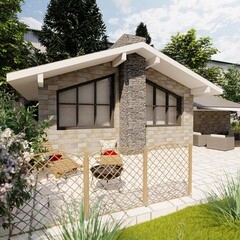 Искусственный камень White Hills Тибур светло-серый (19 шт.=0,988 кв.м) - фото 2