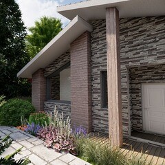 Искусственный камень White Hills Хайлэнд серо-коричневый (18 шт.=0,43 кв.м) - фото 2