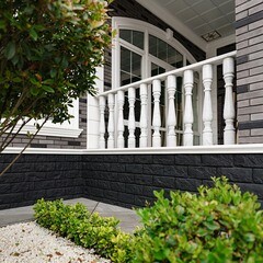 Искусственный камень White Hills Йоркшир угольно-черный (25 шт.=1,06 кв.м) - фото 3