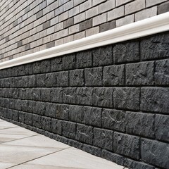 Искусственный камень White Hills Йоркшир угольно-черный (25 шт.=1,06 кв.м) - фото 2