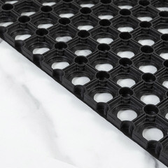 Коврик придверный резиновый Руберг 40х60 см черный - фото 3