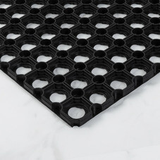 Коврик придверный резиновый Руберг 50х80 см черный