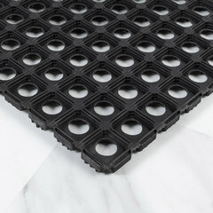 Изображение товара Коврик придверный резиновый Руберг 50х100 см черный