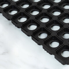 Коврик придверный резиновый Руберг 100х150 см черный - фото 2