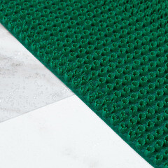 Коврик придверный щетинистый Альфа-Стиль 45х60 см грязезащитный зеленый - фото 3