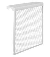 Экран декоративный металлический Evecs ДМЭР 610х590 мм белый 6-ти секционный - фото 5