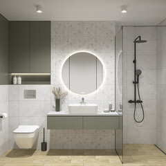 Плитка облицовочная Cersanit Tenero серая 598х298х8,5 мм (8 шт.=1,425 кв.м) - фото 17