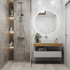 Керамогранит Cersanit City Line светло-серый рельеф 598х297х7,5 мм (10 шт.=1,776 кв.м) - фото 26