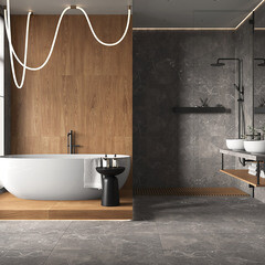 Керамогранит Cersanit Sherbrooke бежевый 898х448х8 мм (3 шт.=1,206 кв.м) - фото 15