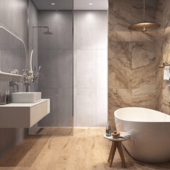 Керамогранит Cersanit Oregon бежевый 898х448х8 мм (3 шт.=1,206 кв.м) - фото 11