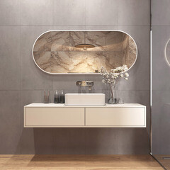 Керамогранит Cersanit Oregon бежевый 898х448х8 мм (3 шт.=1,206 кв.м) - фото 15