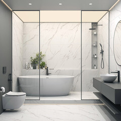 Керамогранит Cersanit Florentino белый 898х448х8 мм (3 шт.=1,206 кв.м) - фото 15