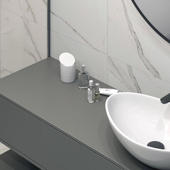 Керамогранит Cersanit Florentino белый 898х448х8 мм (3 шт.=1,206 кв.м) - фото 13