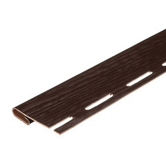 Планка финишная Альта-Профиль 3000 мм коричневая - фото 2