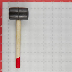 Киянка резиновая Hesler 750 г деревянная ручка (RB01-750) - фото 3
