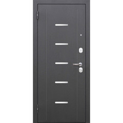 Дверь входная Ferroni Гарда 7,5СМ левая антик серебро - белый ясень с зеркалом 960х2050 мм - фото 2