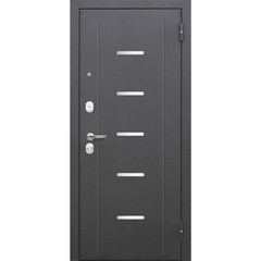 Дверь входная Ferroni Гарда 7,5СМ правая антик серебро - белый ясень с зеркалом 860х2050 мм - фото 2