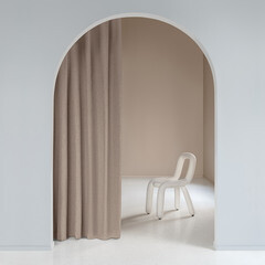 Изображение товара Штора рогожка какао 165х270 см Волшебная Ночь Рогожка (797946)