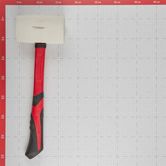 Киянка резиновая Hesler 675 г фибергласовая ручка (WM01-675//030830-680) - фото 2