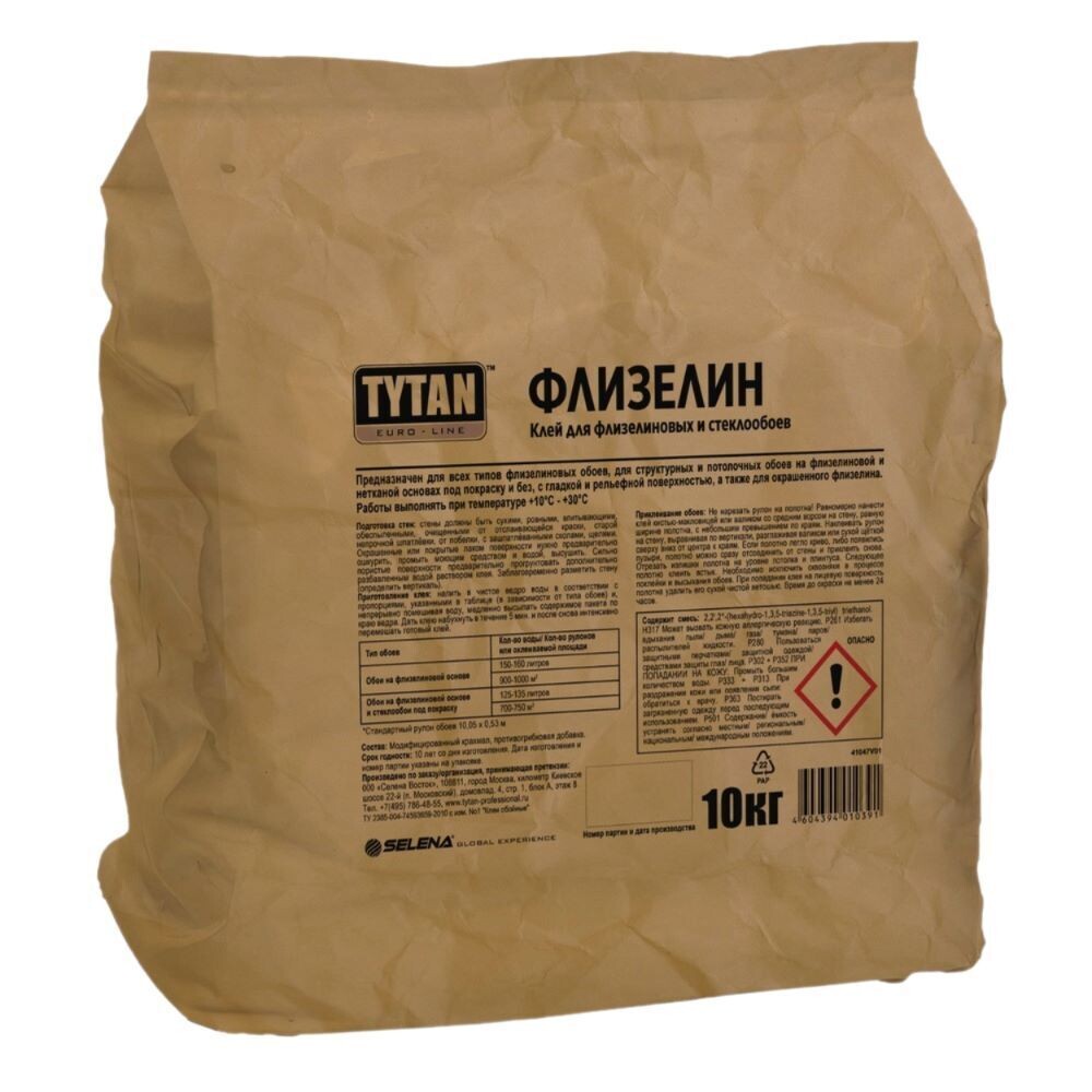 

Клей для флизелиновых и стеклообоев Tytan Euro-line 10 кг