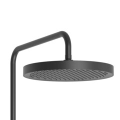 Душевая система Corsa Deco QX с верхним душем с лейкой с изливом черная матовая (SSFQX320SB) - фото 20