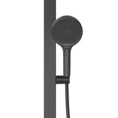 Душевая система Corsa Deco QX с верхним душем с лейкой с изливом черная матовая (SSFCSQX320SB) - фото 14
