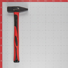 Молоток слесарный Hesler 1 кг фибергласовая ручка (HF01-1000 / 141923) - фото 3