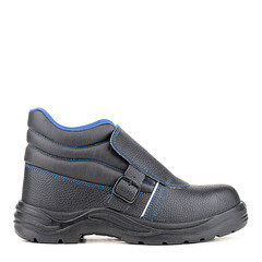 Ботинки рабочие для сварщика кожаные с защитным подноском размер 40 черные Prosafe Profi (24К) - фото 11