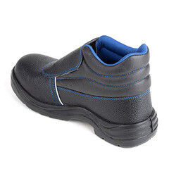 Ботинки рабочие для сварщика кожаные с защитным подноском размер 40 черные Prosafe Profi (24К) - фото 10