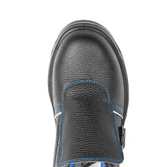 Ботинки рабочие для сварщика кожаные с защитным подноском размер 40 черные Prosafe Profi (24К) - фото 9