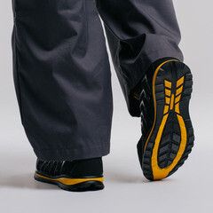 Полуботинки рабочие текстильные со светоотражающими элементами с защитным подноском размер 45 черные Prosafe Sport (830) - фото 6