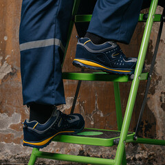 Полуботинки рабочие текстильные со светоотражающими элементами с защитным подноском размер 45 черные Prosafe Sport (830) - фото 3