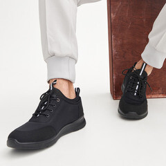 Кроссовки из искусственной кожи размер 43 черные Wanngo (WG1-12-T) - фото 5