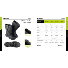 Сапоги рабочие кожаные размер 44 черные Prosafe Basic (15К) - фото 3