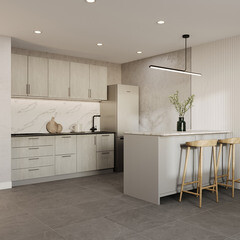 Ручка мебельная для фасада сталь хром 188х31х12 мм - фото 6