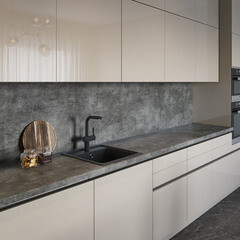 Панель стеновая ДСП для кухни 3000х600х4,5 мм 0081-a venice - фото 2