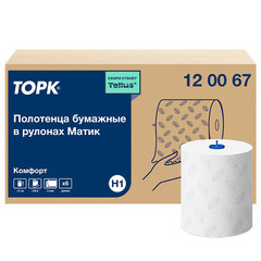 Полотенца Tork Matic Advanced двухслойные в рулоне 150 м (6 шт.) - фото 1
