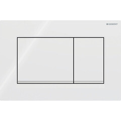 Клавиша смыва для инсталляций Geberit Sigma 30 белая/хром (115.883.KJ.1) - фото 1