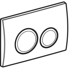 Клавиша смыва для инсталляций Geberit Delta 20 хром глянцевый (115.127.21.1) - фото 5