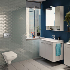 Клавиша смыва для инсталляций Geberit Delta 01 альпийский белый (115.107.11.1) - фото 3