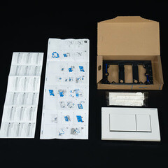 Клавиша смыва для инсталляций Geberit Sigma 30 черная/хром глянцевый (115.883.KM.1) - фото 7